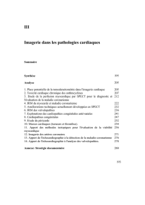 III Imagerie dans les pathologies cardiaques