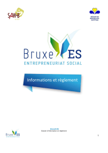 Informations et règlement - Bruxell-ES