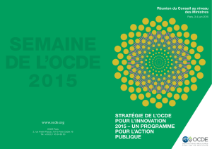 Stratégie de l`OCDE pour l`innovation 2015