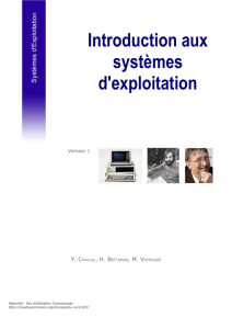 Introduction aux systèmes d`exploitation