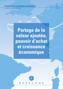 Partage de la valeur ajoutée, pouvoir d`achat et croissance