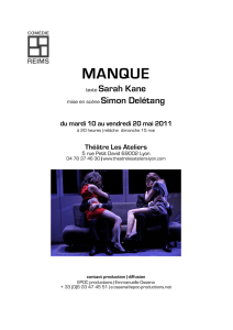 Dossier artistique Manque au 17 avril 2011