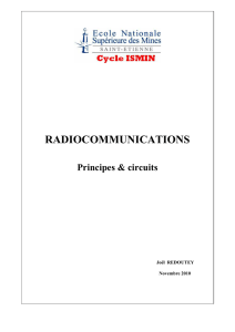 Radiocommunications, principes et circuits