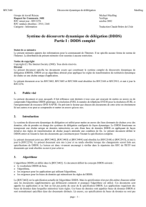 Système de découverte dynamique de délégation