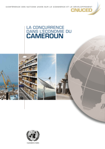 la concurrence dans l`economie du cameroun