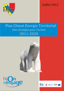 Plan Climat Energie Territorial 2011-2020