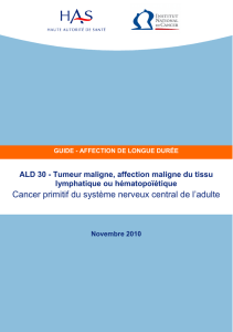 ALD n° 30 - Institut National Du Cancer