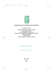 Intubation difficile