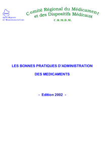 LES BONNES PRATIQUES D`ADMINISTRATION DES