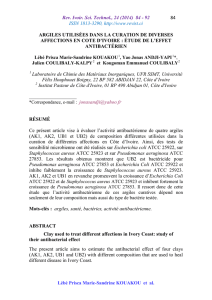 Rev. Ivoir. Sci. Technol., 24 (2014) 84 - 92 84 ISSN 1813