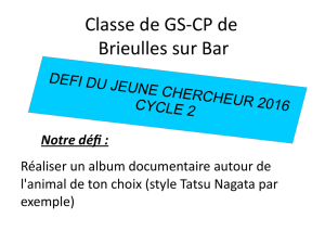 Classe de GS-CP de Brieulles sur Bar