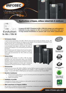 Documentation E4 LCD Evolution TT de 40k à 120k VA