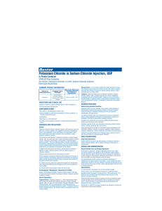 Potassium Chloride in Sodium Chloride Injection, USP