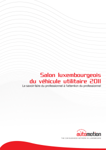 Salon luxembourgeois du véhicule utilitaire 2011