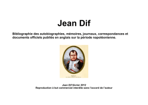 Bibliographie des Mémoires, Correspondances et Documents d