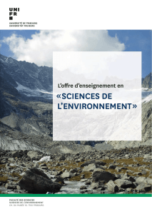 Sciences de l`environnement
