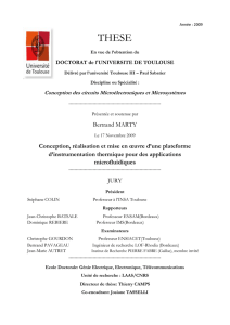 Bertrand MARTY Conception, réalisation et mise en