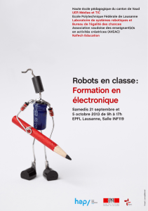 Robots en classe : Formation en électronique