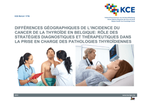 différences géographiques de l`incidence du cancer de la thyroïde