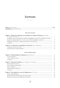 Sommaire 11 pages