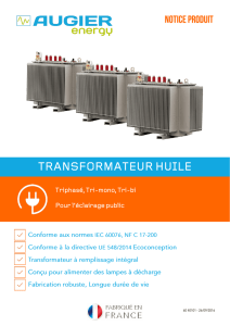 POSTES DE TRANSFORMATION TRANSFORMATEUR HUILE