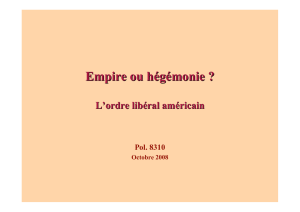 Empire ou hégémonie ?