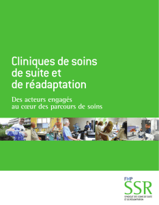 Cliniques de soins de suite et de réadaptation - FHP-SSR