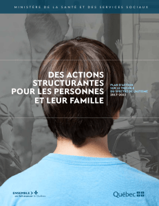 Plan d`action - Publications du ministère de la Santé et des Services