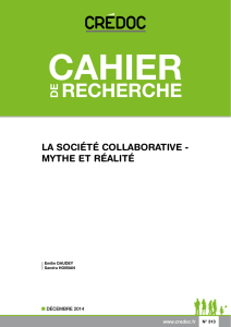 La société collaborative - mythe et réalité