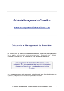 Guide du Management de Transition www.managementdetransition