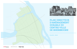 Plan directeur d`aménagement durable du Centre-ville