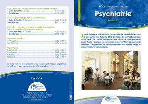 Psychiatrie - CHU de Nice