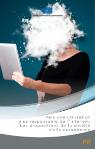 Vers une utilisation plus responsable de l`internet: Les