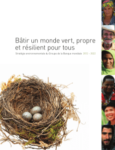 Bâtir un monde vert, propre et résilient pour tous