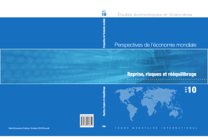 Perspectives de l`économie mondiale, octobre 2010