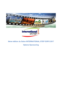 9ème édition du Salon INTERNATIONAL STEP EXPO 2017 Optons