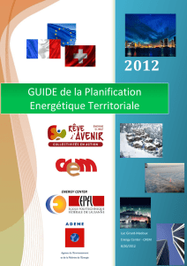 Guide de la planification énergétique territoriale