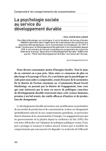La psychologie sociale au service du DD. Mars 2008. pdf