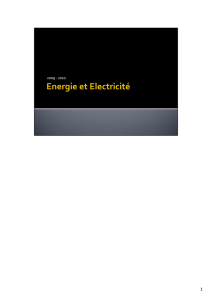 Energie et Electricité