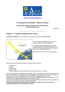 Le changement climatique : histoire et enjeux