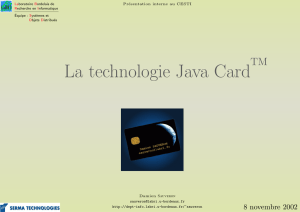 La technologie Java Card