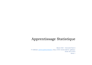 Apprentissage Statistique
