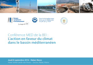 Conférence MED de la BEI : L`action en faveur du climat dans le