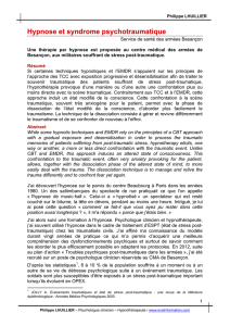 Lire la suite... - L`EVEIL - Centre de formation à l`hypnose clinique et