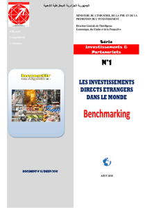 Les IDE dans le monde_benchmarking