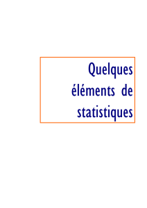 Eléments de statistiques - Maths Bordeaux