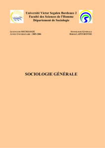 sociologie générale - Cours-univ