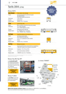 Transit - Tarifs 2014