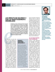 LES ImpactS DE SOLvEncy 2 SuR LES InvEStISSEmEntS