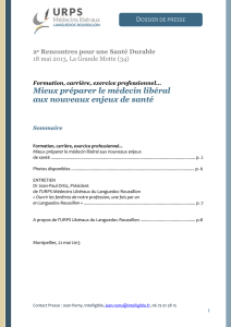 Mieux préparer le médecin libéral aux nouveaux enjeux de